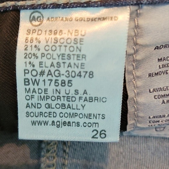 Adriano Goldschmied The Farrah high rise skinny crop jean Sz 26 - Picture 7 of 7